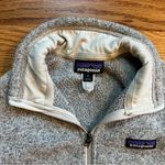 Patagonia light gray better sweater quarter zip size small Photo 3