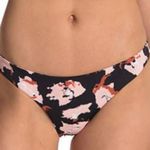 The Bikini Lab  Women's Black/Pink Feline Fine Reversible Bikini Swim Bottom sz M Photo 0