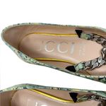 Gucci Deva Liberty Floral Green Mary Jane Ballet Pointed Toe Flats Size 37 Photo 5