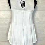 Freebird white gathered layers tank top Size Small White Photo 4