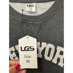 NWT New York Unisex Medium Fleece Lined Gray Cotton NY Crewneck Sweatshirt Photo 2