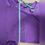 Victoria's Secret Vintage  Gold Label Patterned  Night Gown Royal Purple Medium Photo 3