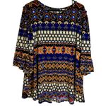 Chris & Carol Plus Polyester Spandex Ruffled Sleeve Blouse Size 3X #X1709027T Photo 0