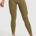 Gymshark Khaki flawless knit tights Photo 0