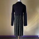 Lee Andersen Patchwork Knit Overlay Dress Boho Fairy Grunge Midi Small Green Photo 4