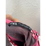 ZARA NWT  Rose Floral Jacquard Peplum Mini Dress Size Medium Rhinestone Strapless Photo 5