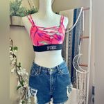 PINK - Victoria's Secret Victorias Secret PINK Ultimate Unlined Neon Strappy Bralette Photo 2