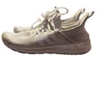 Adidas  Cloudfoam Pure Shoes‎ Womens Size 8 White Knit Lace Up Running Athletic Photo 5