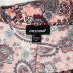 Joe Boxer Floral Paisley Pink Maxi Dress Cold Shoulder Jersey Knit Size Medium Photo 5