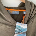 Cloudveil green asymmetrical zip moto hoodie sweatshirt jacket modal blend NEW M Size M Photo 5