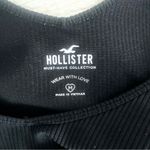 Hollister  Black Seamless Ribbed Cropped Tank Top Photo 3