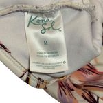 Kona Sol  V-Neck Cross Back Floral Print Medium Coverage onepiece swimsuit Size M Photo 5
