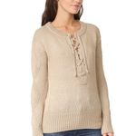 Capulet NWT  Brighton Henley Lace Up Sweater Photo 1