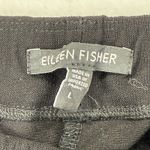 Eileen Fisher  Black Viscose Nylon Lycra Knit Pants Elastic Waist Size L Photo 1