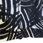 Peter Nygard ‎ Women's Blazer Jacket Sz 12 Black White Abstract Print 3/4 Sleeves Photo 3