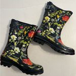 Merona  floral rain boots size 7 Photo 0