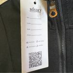Missky Small Black 1/2 Zippered Front Long Sleeve Jacket/Shacket/Shirt P… Photo 7