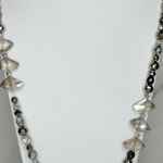 Chico's  Metallic Beaded Long Statement Necklace ✨ Photo 4