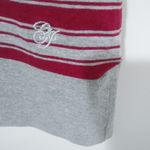 Guess  Jeans M Red Gray Stripe Top Photo 4