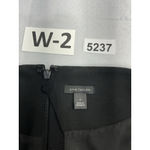 Ann Taylor Womans Knee Length Sheath Dress 6 Black Cap Sleeves Back Zip Photo 2