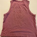 Lululemon size 2 Tank Top Embroidered Logo Mauve Cropped Crop Photo 2