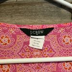 J.Crew  Factory Tunic Womens Small Pink Orange 3/4 Sleeve Front Tie Tissue Swim Photo 3