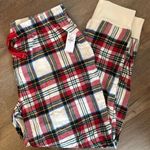 Old Navy  Red Plaid Pajama Joggers Photo 0