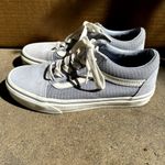 Vans Multi Woven Old Skool Sneakers Skate Low Top Lace Up Canvas Purple 7 NWT Photo 3