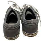Vans  Women's 8 Grey Canvas Sneaker Slim Gym Shoe‎ Skater Casual Comfortable Photo 2