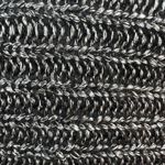 Cache  Cardigan Sweater Medium Black Silver Metallic Knit Belted Shawl Collar New Photo 7