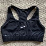 Nike Pro Dri-FIT Sports Bra Medium Support Black Size Small Like New Unpadded Photo 0