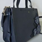 Kate Spade Madison Ave Alpine Drive Sam Navy Eden Leather Satchel/Cross-body Photo 2