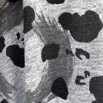 NEW IC Collection by Connie K Knit Dress M Attached Scarf Leopard Gray Size M Photo 3