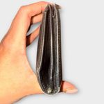 BVLGARI Vintage Black Leather Long Wallet – Fair Condition Photo 7