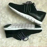 Cole Haan  Zerogrand Quilted Black Lace Up Oxford Sneakers Photo 2