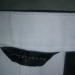 Investments  II 18W Reg White Dress Workwear Pants Plus Photo 3