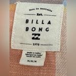 Billabong  Nubby Cotton Blouse M 23.5” P2P Pastel Multi EUC Photo 2