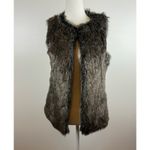 Banana Republic Womens Grey Faux Fur Vest in Smoky Grey Sz XS | Winter Neutral Photo 6