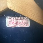 Vintage Heather Collection Muu Muu Robe Housecoat Blue Floral Bow Pearl Snaps Lg Photo 2