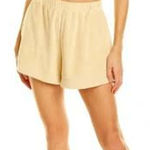 Danielle Bernstein Revolve WE WORE WHAT Terry Loungewear Shorts XS Butter Yellow Photo 0