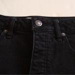 We The Free Free People  curvy high waist black denim shorts 24 Photo 4
