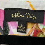 Melissa Paige  Sleeveless Button‎ Down Floral Blouse Photo 2