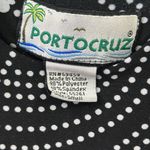 Portocruz Black White Geometric Coverup Sleeveless Mini Dress with Pockets Small Photo 9