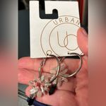 Urban Outfitters  Mazzy Stone Charm Delicate Hoop Earrings NWT Photo 4