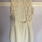 ZARA Wedding Season Bride White Bodycon Floral Dress Photo 0