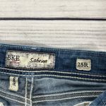 Buckle BKE by  Women's Denim Jeans Sabrina Stonewashed 25 x 31 1/2 Whiskers Photo 8