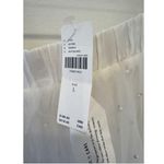 NWT Maeve Anthropologie White Tulle Pearl Tiered Midi Skirt Size L Size L Photo 3