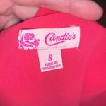 Candie's Candie’s Pink cami off shoulder v-neck crop top Photo 7
