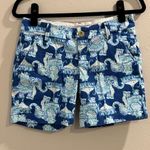 Lilly Pulitzer 00 Elephant Print Jayne Stretch Short Resort Summer Resort Preppy Photo 0