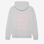 Lonely Ghost  Hoodie Text Me When You Get Home Photo 0